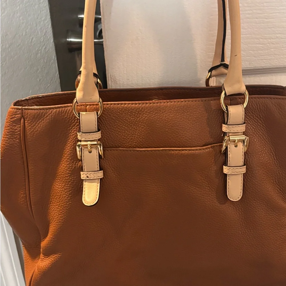 Brown Leather Tote Bag Michael Kors - Picture 7 of 9